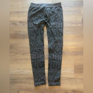 No Boundaries Black and Gray Leggings